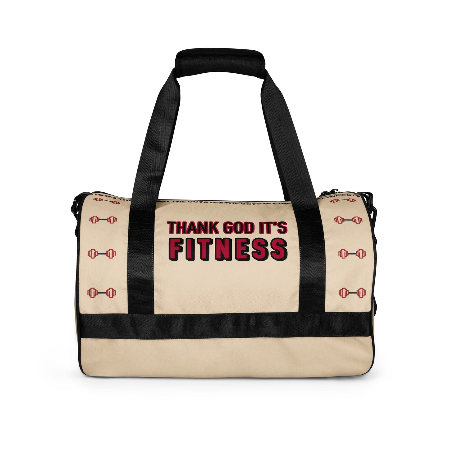 Gym Bag 3D TGIFitness Design (Champagne)