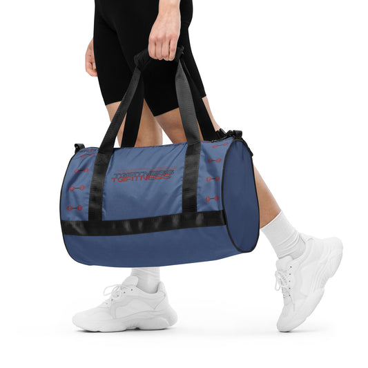 Gym Bag 3D TGIFitness Design (Kashmir Blue)