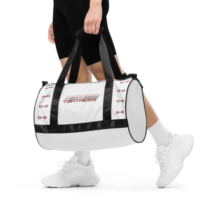 Gym Bag 3D TGIFitness Design (White)