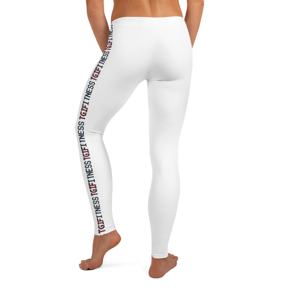 Athletic Leggings (White)