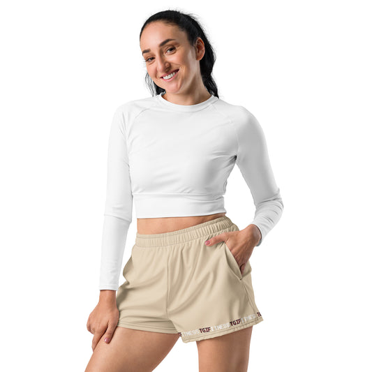 Women’s Athletic Shorts (Tan)