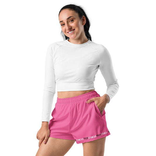Women’s Athletic Shorts (Light Pink)