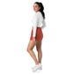 Women’s Athletic Shorts (Red Orange)