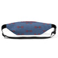 Fanny Pack Cross Design (Kashmir Blue)