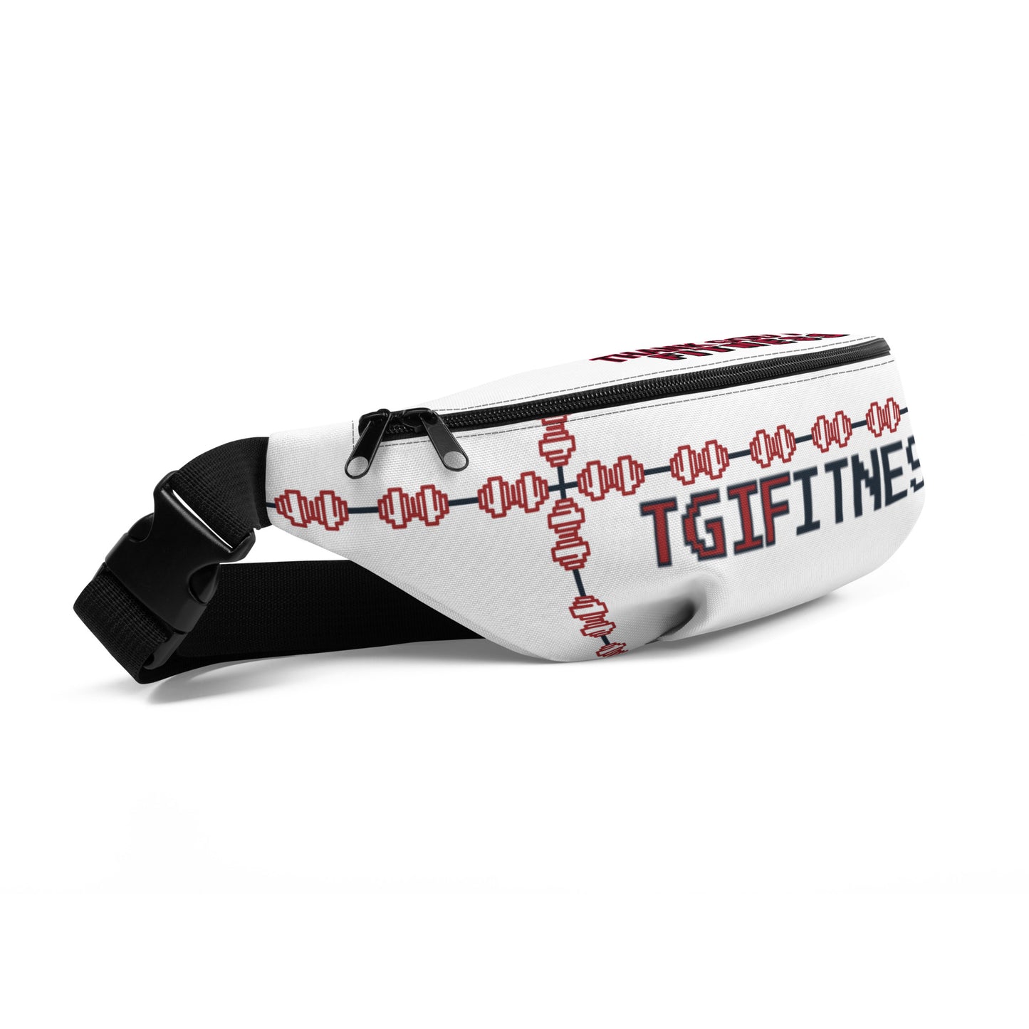 Fanny Pack Cross Design (White)