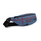 Fanny Pack Cross Design (Kashmir Blue)