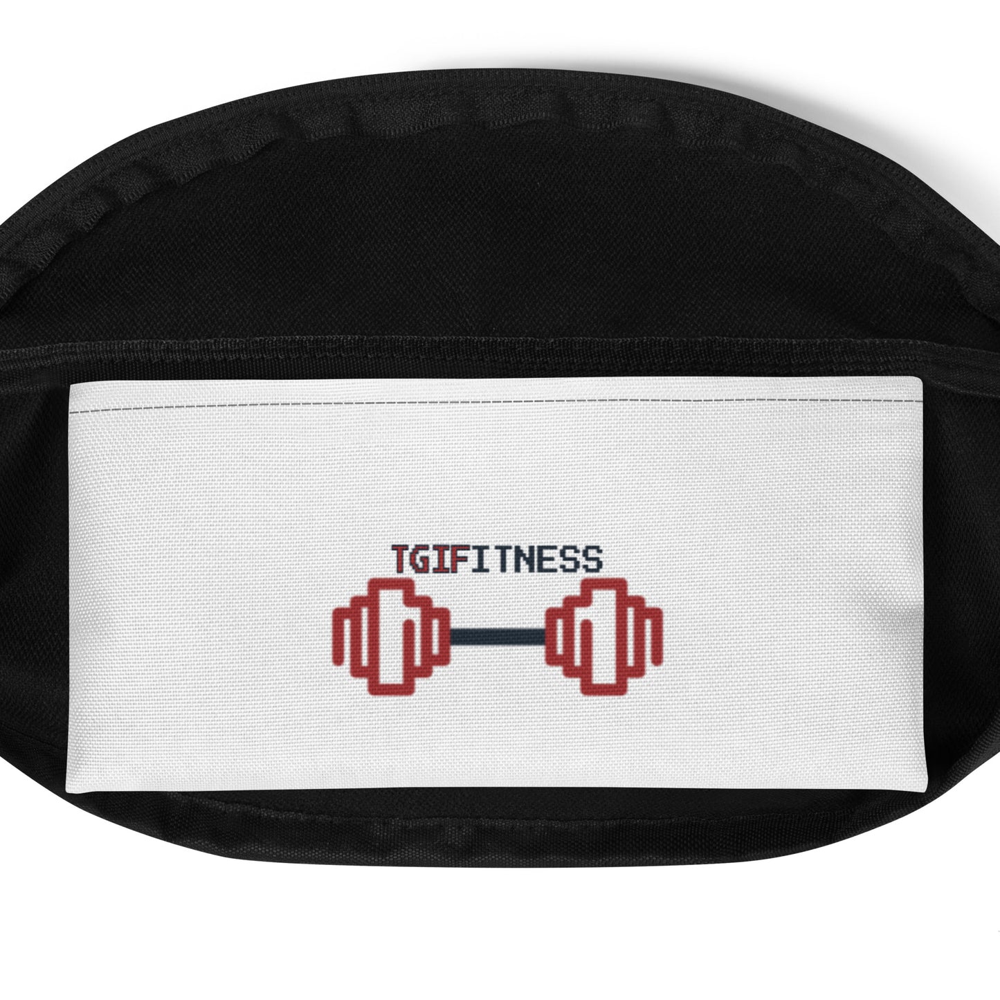 Fanny Pack Cross Design (White)