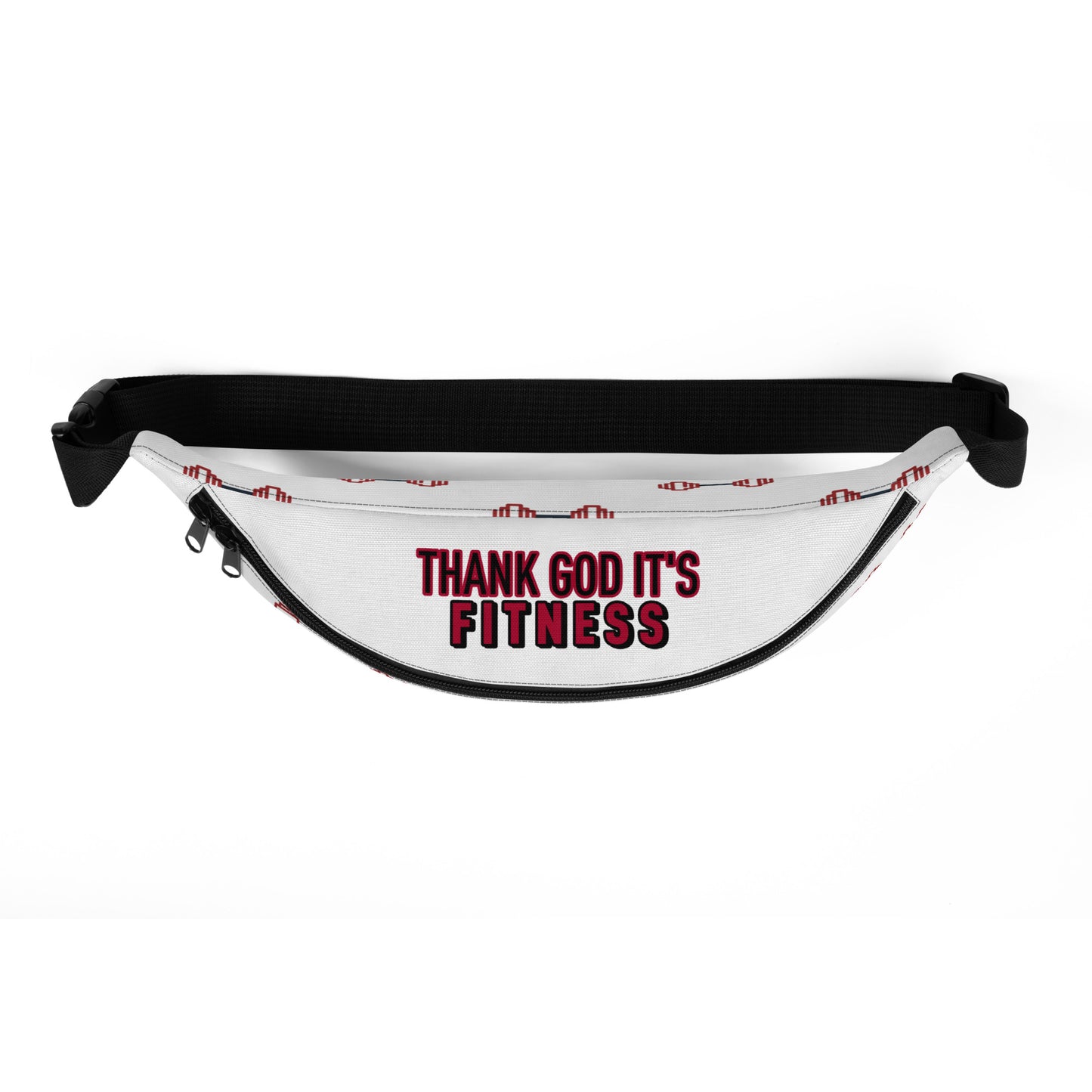 Fanny Pack Cross Design (White)